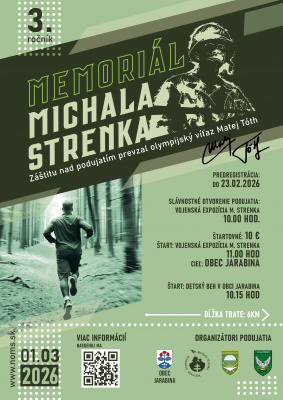 Plagát - memoriál Michala STRENKA